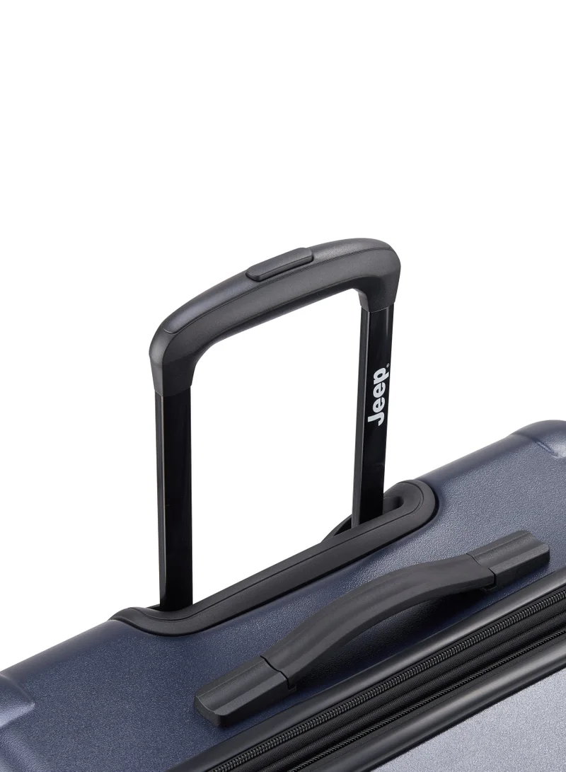 Jeep  JH004C 80 cm Hardcase 4-Double Wheeled Expandable Check-In Luggage Trolley - Peacoat Navy  | Best Price UAE